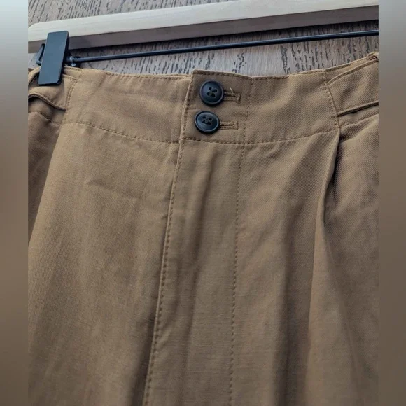 Madewell Harlow Wide-Leg Pant in Acorn - Picture 6 of 16